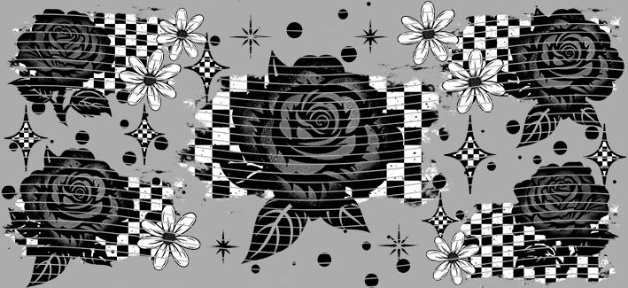 16oz Distressed Checkered-DC-66